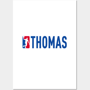 Thomas NBA Basketball Custom Player Your Name T-Shirt Posters and Art